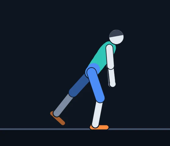Single-Leg Hinge Reach, frame 2 of 3: Coach Cole demonstrating the movement
